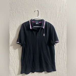 Psycho Bunny Men’s Short Sleeve Polo Navy Sz 6